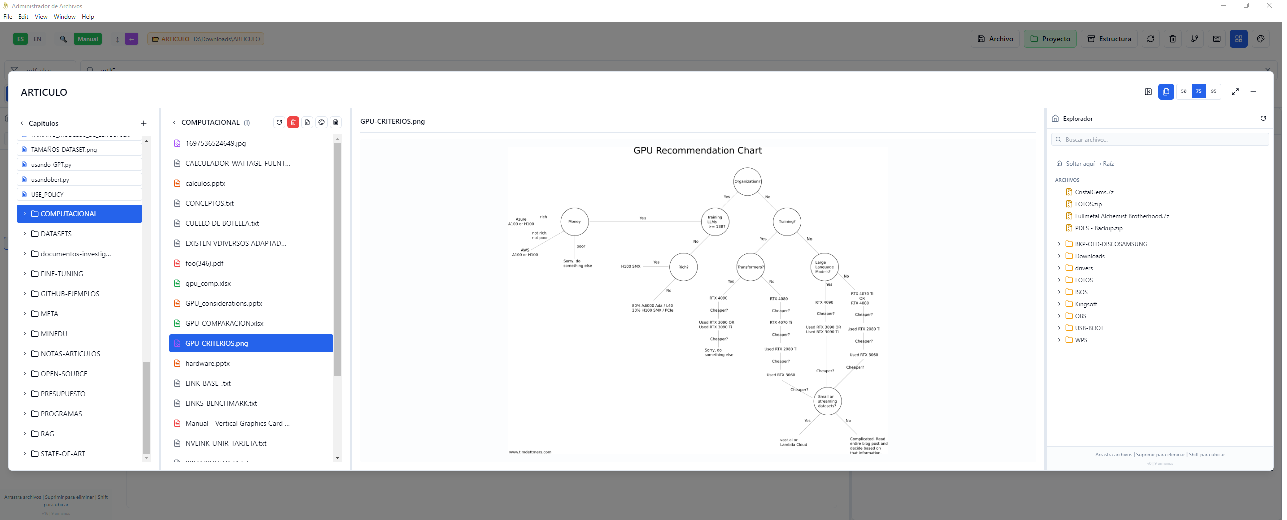Editor integrado con preview
